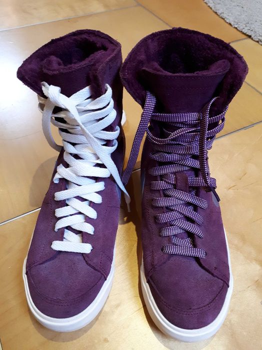buty NIKE damskie z kożuszkiem rozmiar 38 Skórzane