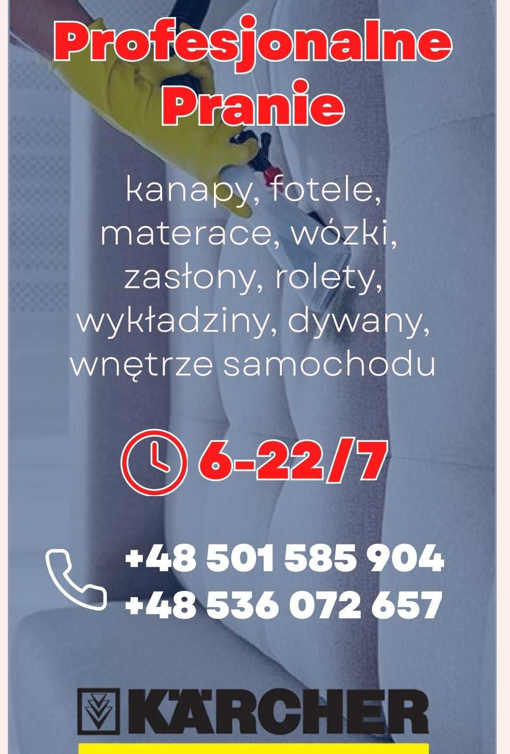 ProfesjonalnePranie dywanów, wykładzin,tapicerki meblowej. przedszkole