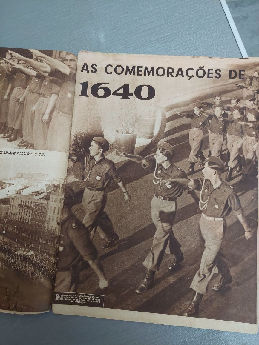 Revista antiga seculo ilustrado mocidade portuguesa feminina