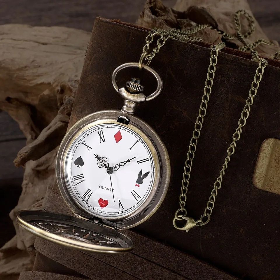 Antyczny Steampunk Vintage zegarek kieszonkowy