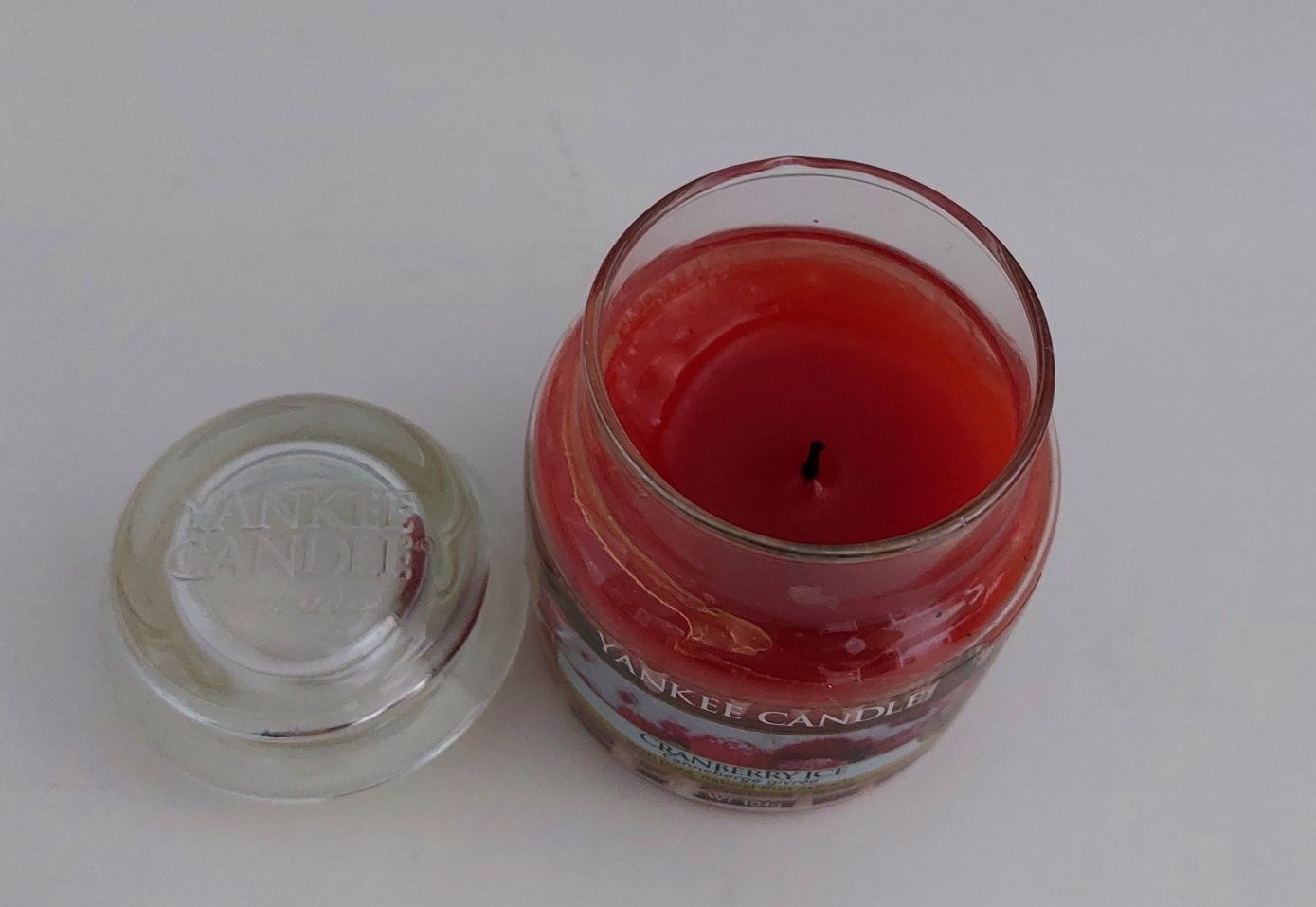 Świeca świeczka yankee candle cranberry ice