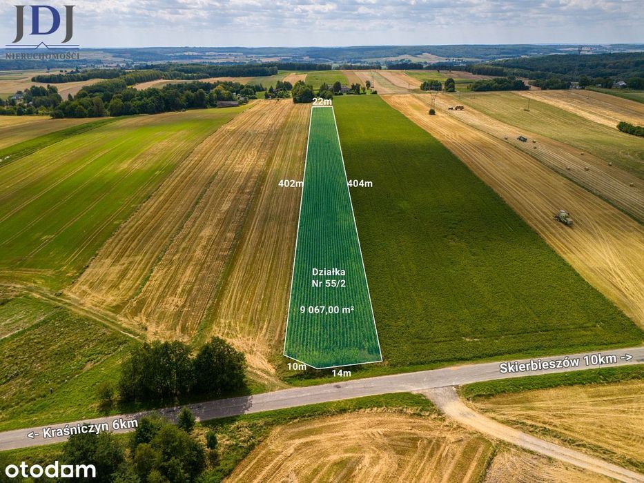 Działka 90 ar. Warunki Zabudowy.Skierbieszów gmina