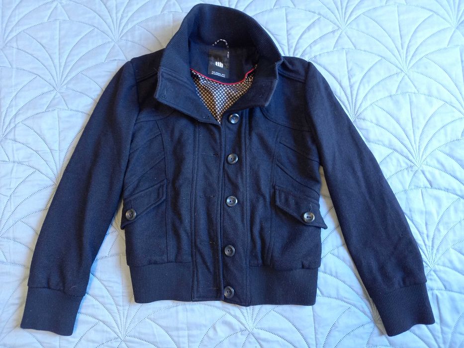 Kurtka ramoneska TTH rozmiar M granatowa