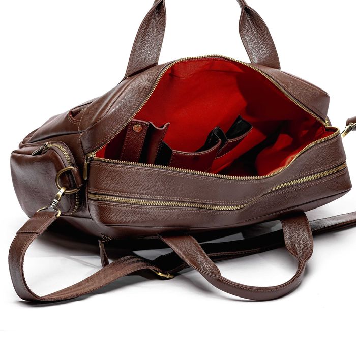 Кожаный мужской портфель / Шкіряний чоловічий портфель VS083