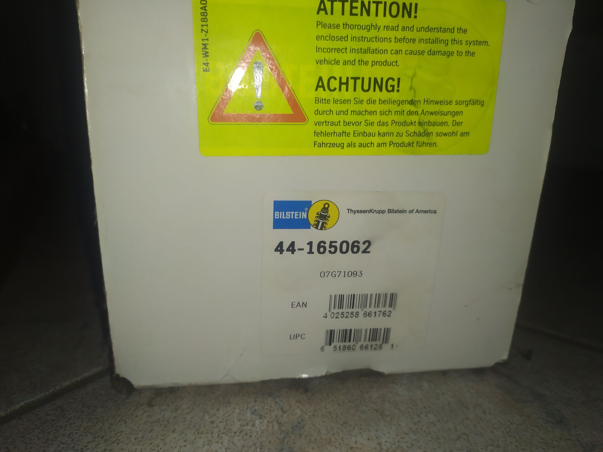 Пневмо амортизаторы на Mercedes Benz gl w164 Bilstein 44165062