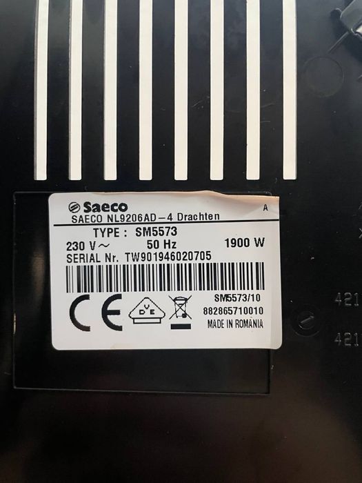 Кавомашина Saeco Xelsis SM5573 / 10 (2019 рік)