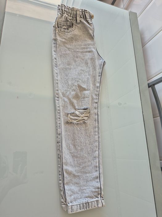 Calças ganga cinzenta Lefties 7/8 anos