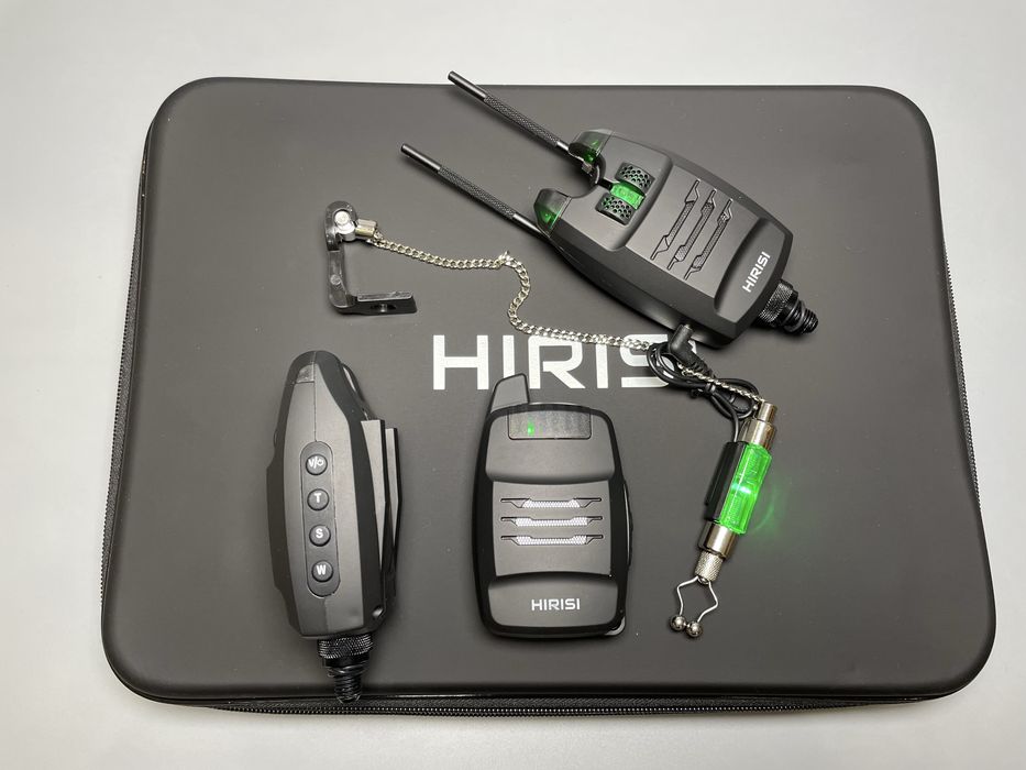 Сигнализаторы поклевки Hirisi 4+1 с пейджером Сигналізатори клювання
