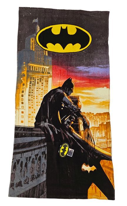 Batman Marvel Dziecięcy Duży Ręcznik Kąpielowy Bawełniany 140 Cm