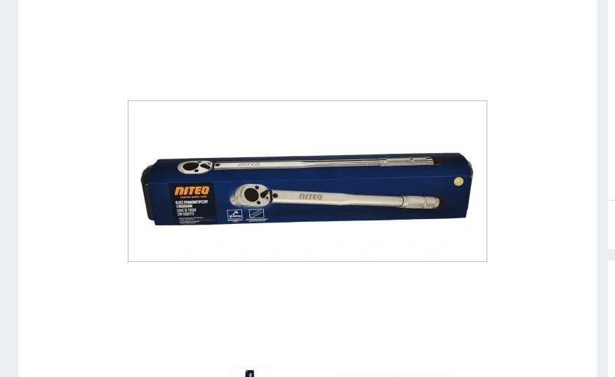 Klucz Dynamometryczny z nasadkami NITEO