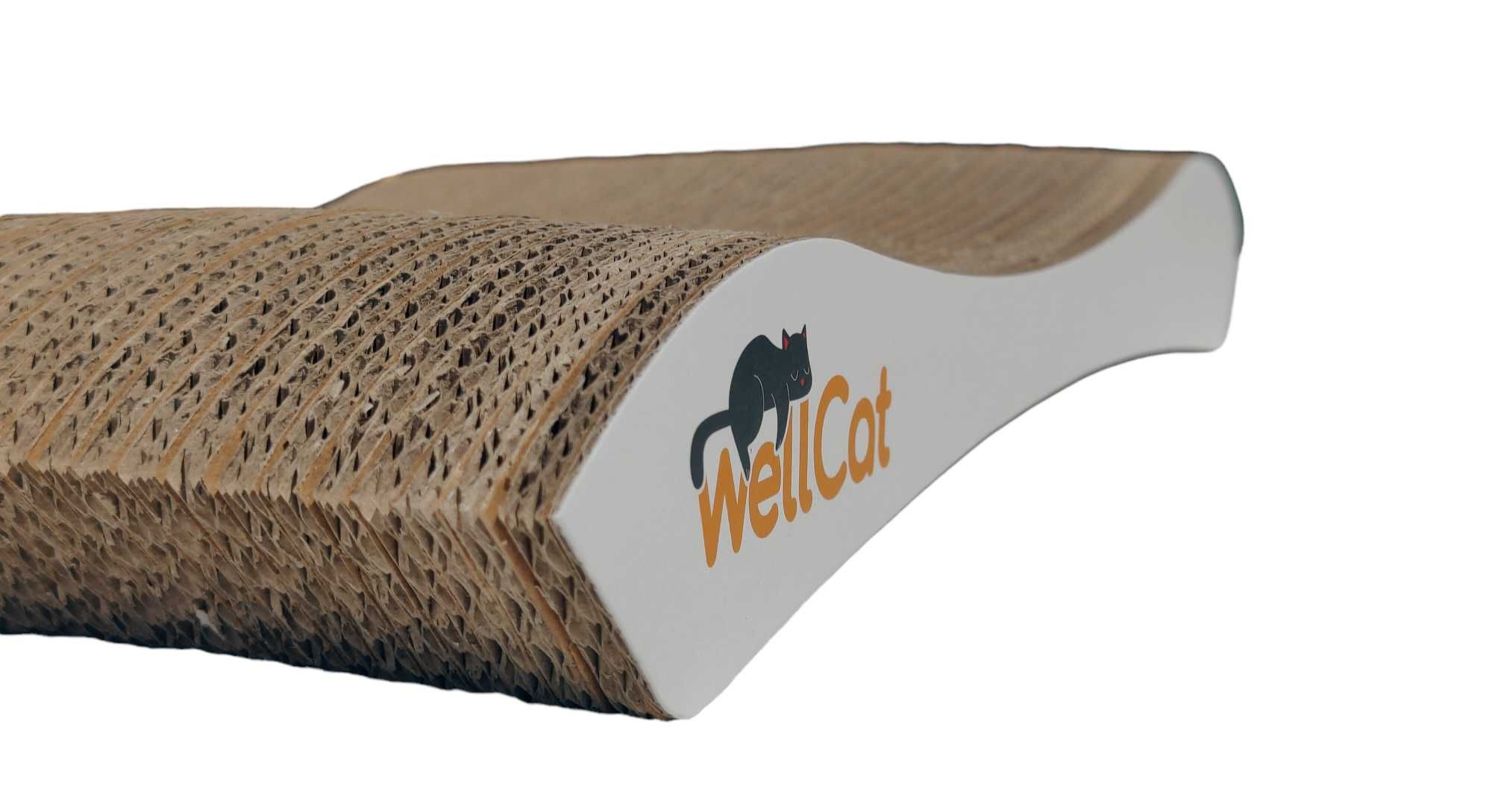 Картонна лежанка кігтеточка WellCat Mini когтеточка дралка + будиночок