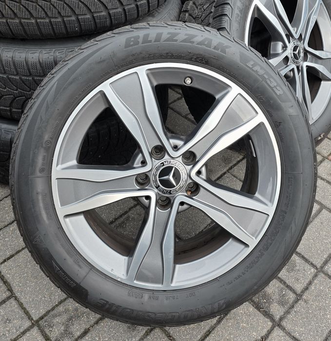 17" Szare+Cnc Mercedes-Benz Klasa C W205 W204 Koła Felgi Alufelgi