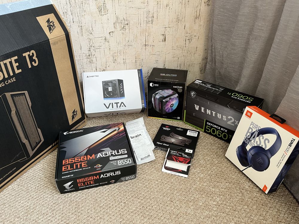 Новий сучасний та потужний ігровий комп'ютер з відеокартою 5060 ti 16G
