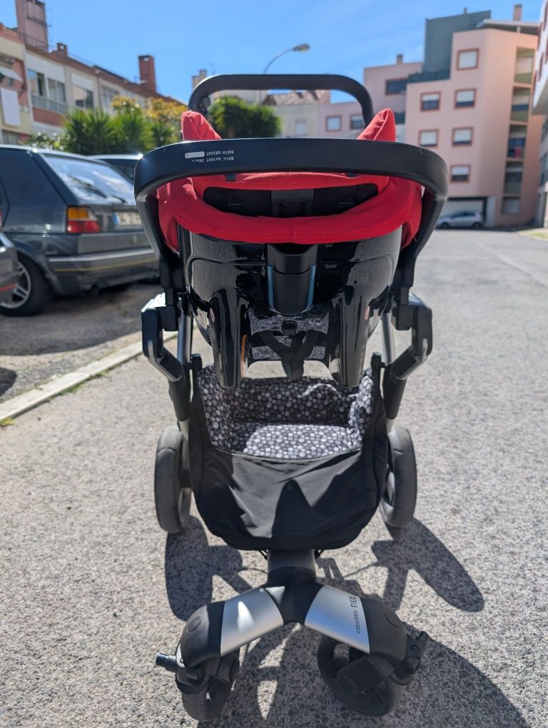 Carrinho bebé CONCORD NEO e Cadeira AUTO AIR vermelha