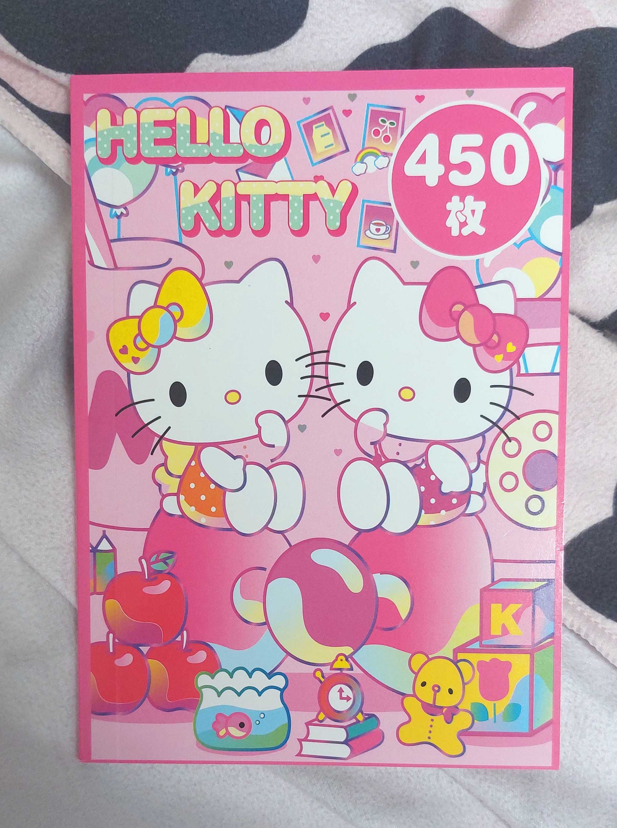 książeczka zestaw 450 naklejek Hello Kitty Sanrio Kawaii