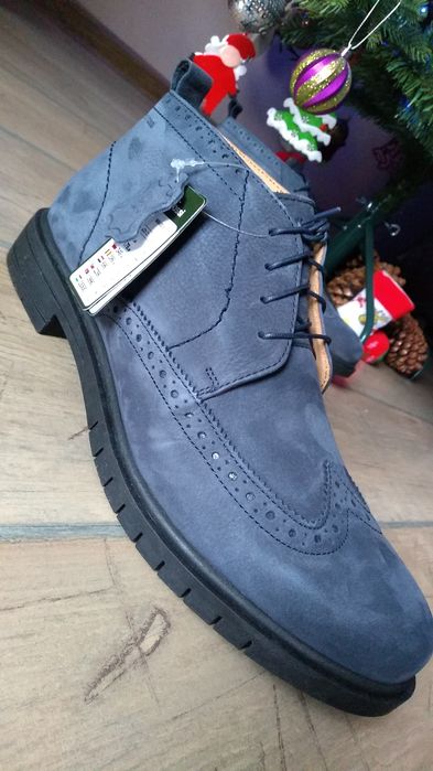 Buty trzewiki męskie obuwie GINO ROSSI skórzane 42 skóra naturalna