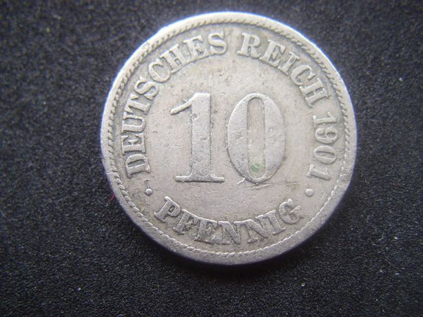 Stare monety 10 fenig 1901 Niemcy  /2.2