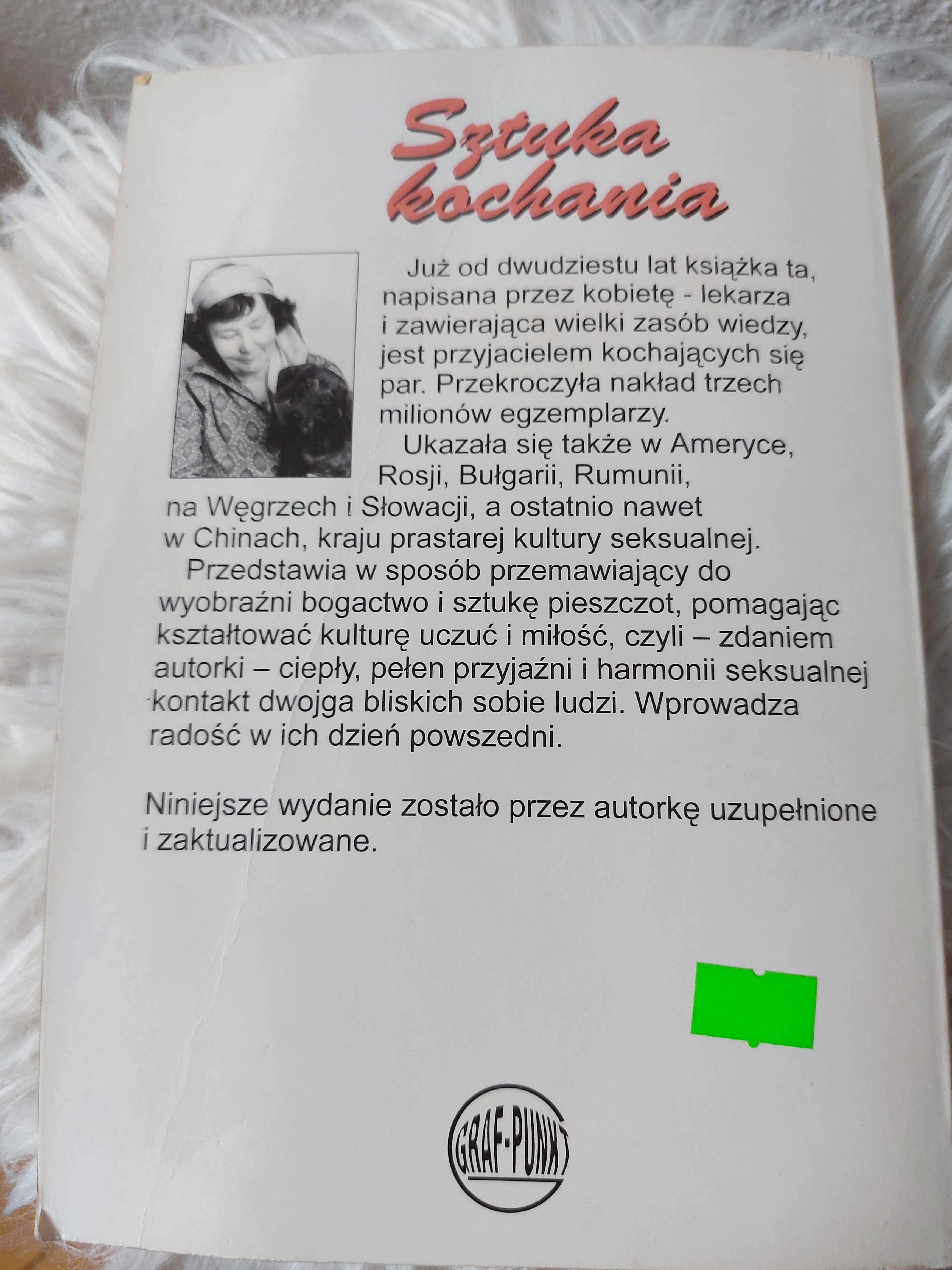Książka Sztuka kochania M.Wisłockiej, wydanie poszerzone.