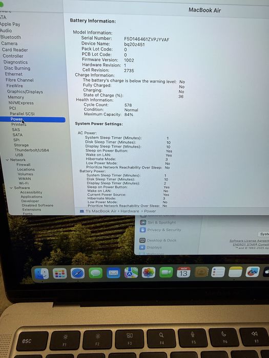 MacBook Air M1 16/512gb