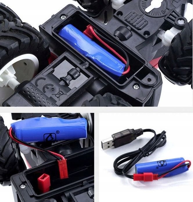 Traktor Zdalnie Sterowany Ciągnik Rc Z Zgrabiarką + Akumulator