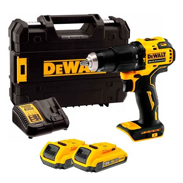 Berbequim Percussão 18V 2,0Ah Dewalt DCD709D2T-QW