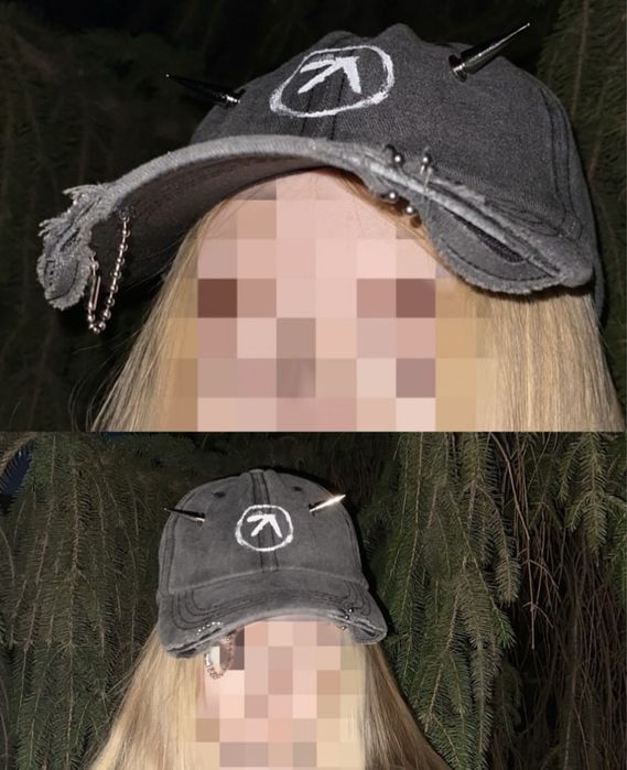 кепка custom archive y2k opium rap sk8 grunge 2000s cap