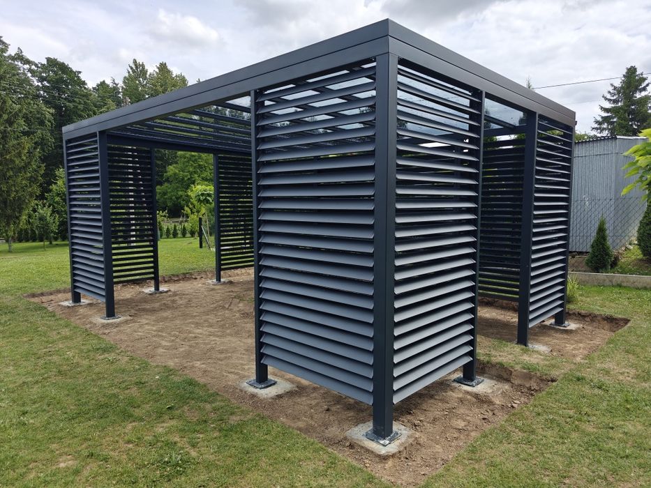 Zadaszenie ruchoma deska lamele zadaszenie tarasu pergola tarasowa