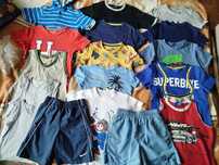 17x koszulek na lato 116 t-shirt chłopięce 5x spodenki na gumce Nike