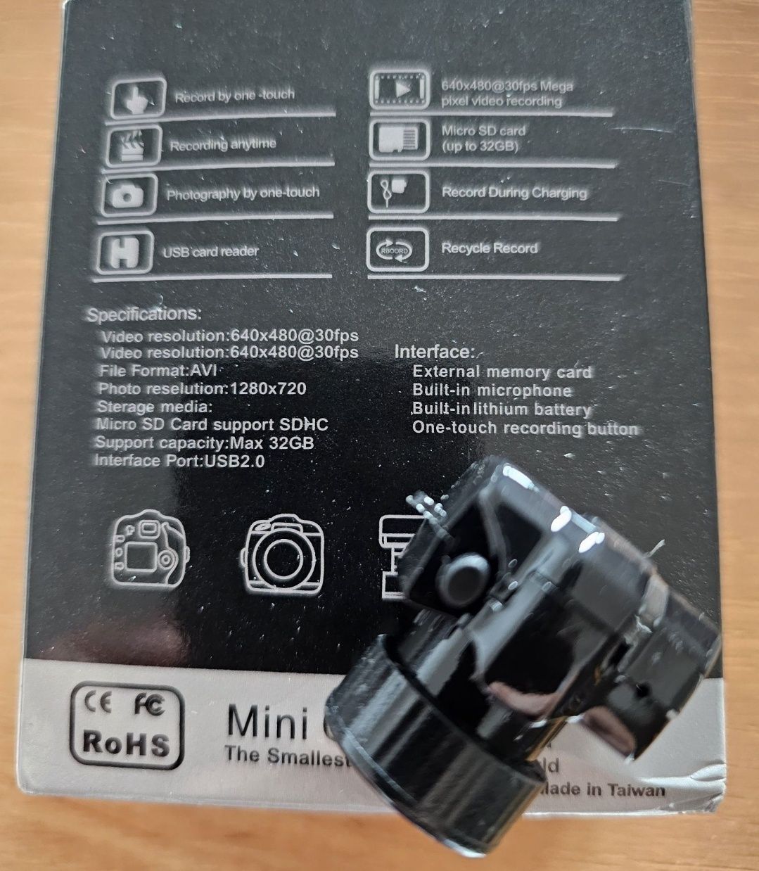 Mini mikro kamera hd
