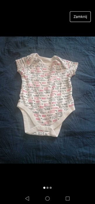 Body niemowlęce rozm 56