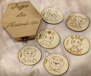 Jogo da Memória gravado a laser