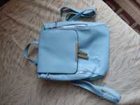 Рюкзак голубой с завязками