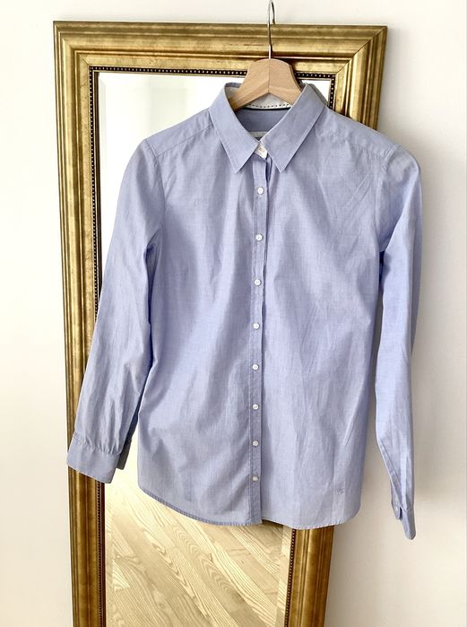 Massimo Dutti Elegancka błękitna koszula rozmiar M 38