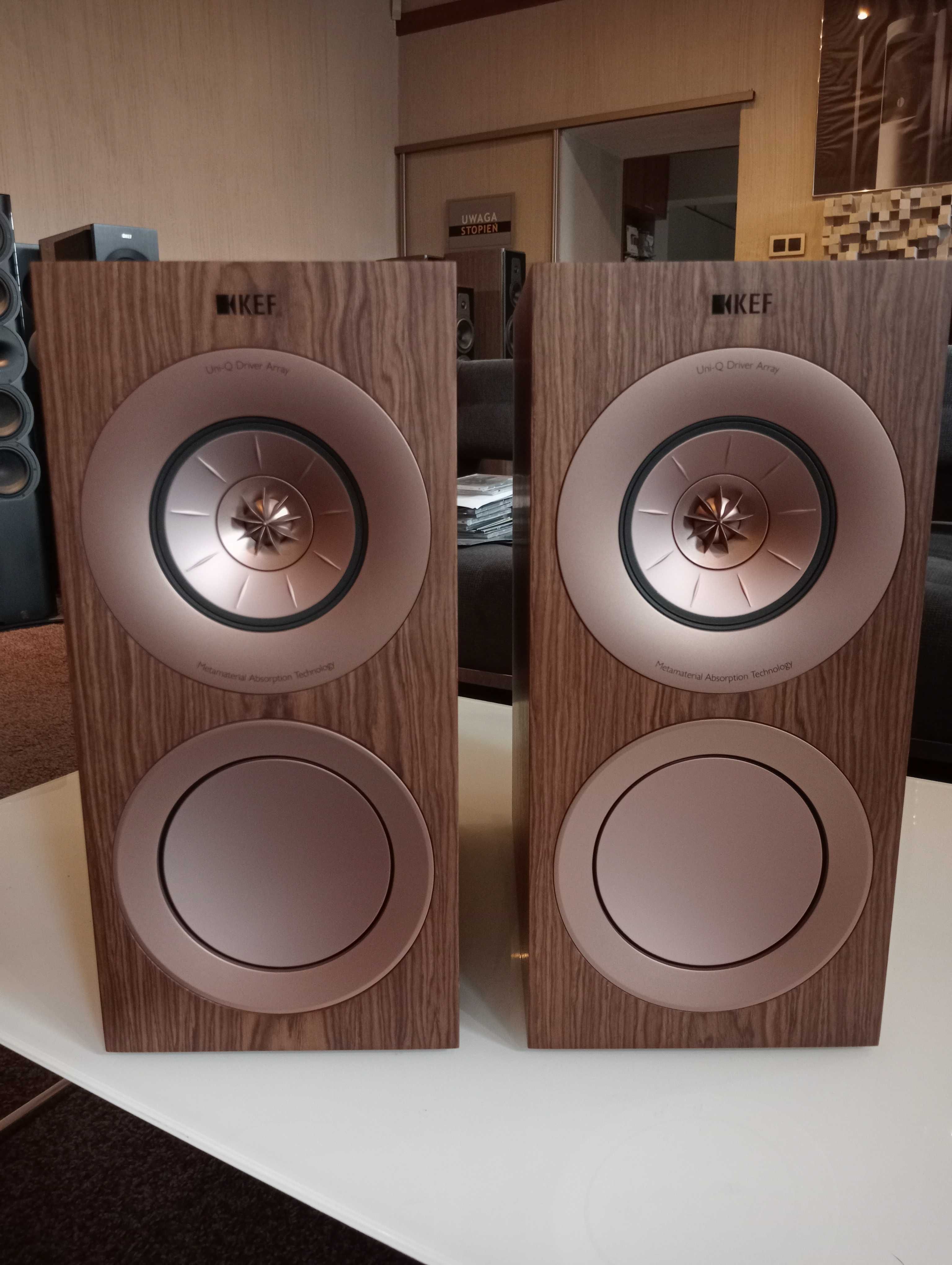 KEF R3 Meta orzech OUTLET!