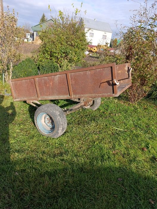 Прицеп саморобний на 4 ресорах бляха 3мм