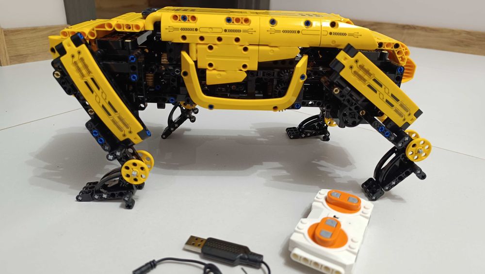 Zdalnie sterowany model robota psa Mould King Technic 15075