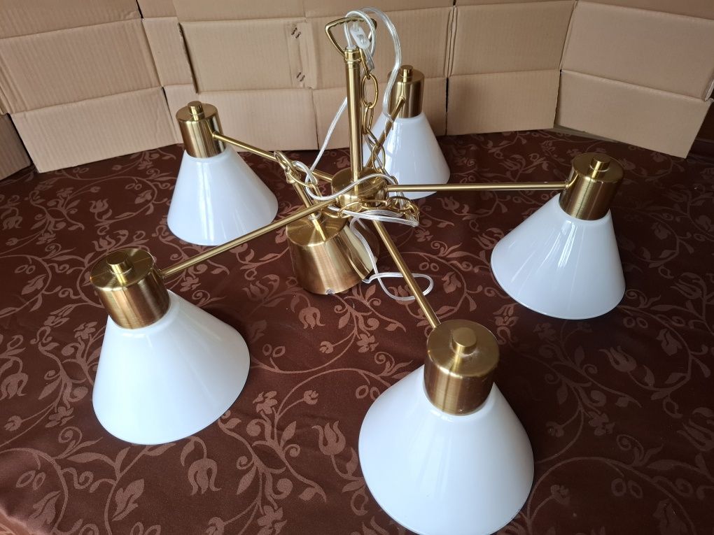 Lampa wisząca pięcioramienny Ikea