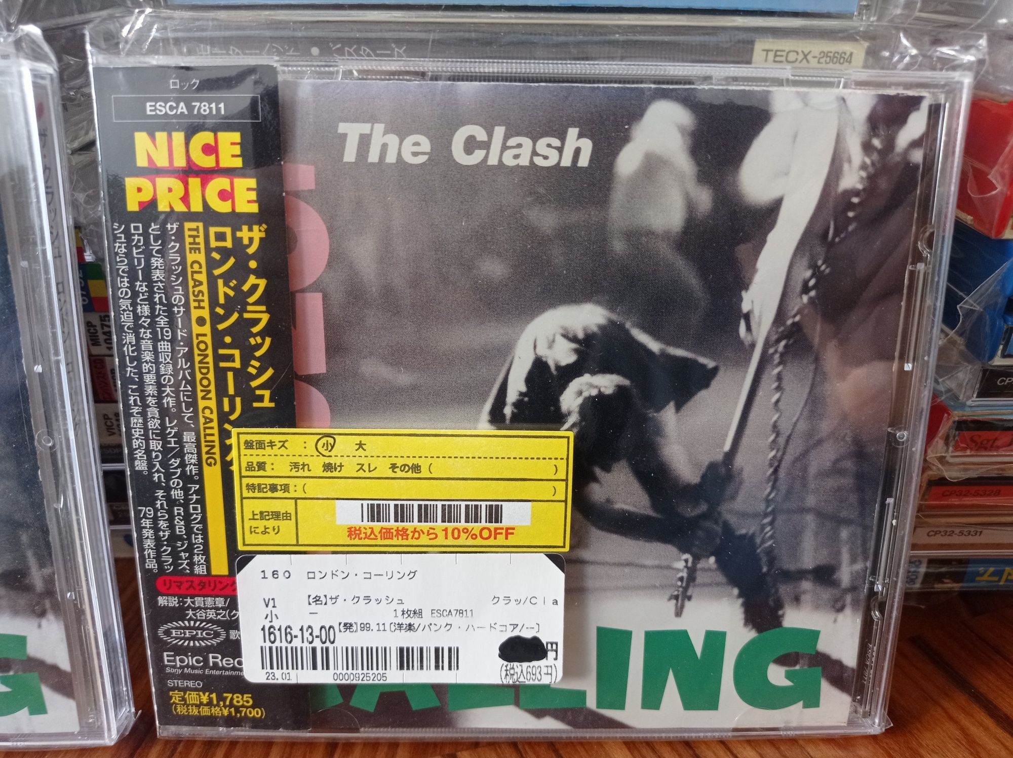 Płyta kompaktowa THE CLASH LONDON CALLING oryginał wersja japońska