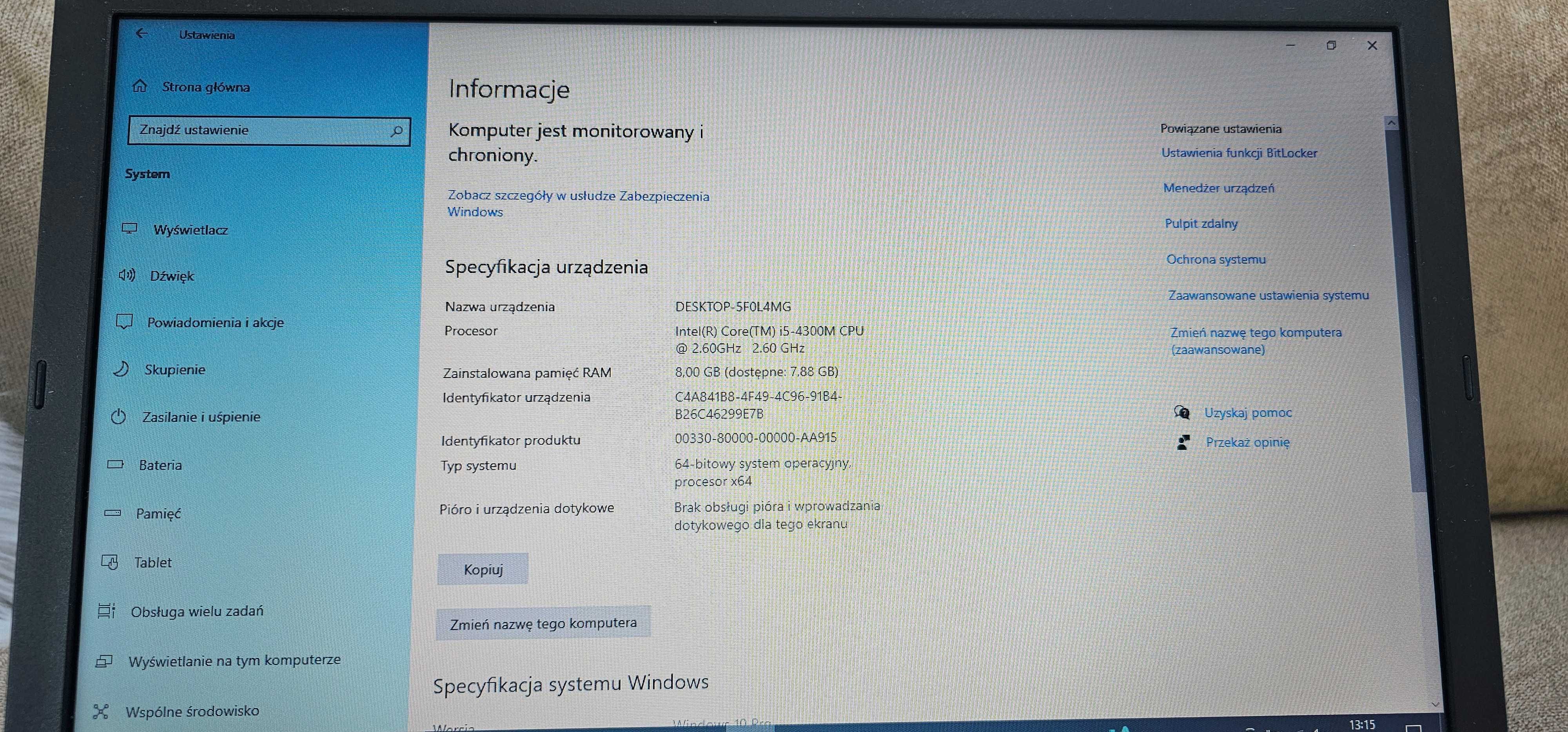 Laptop Lenovo T540P