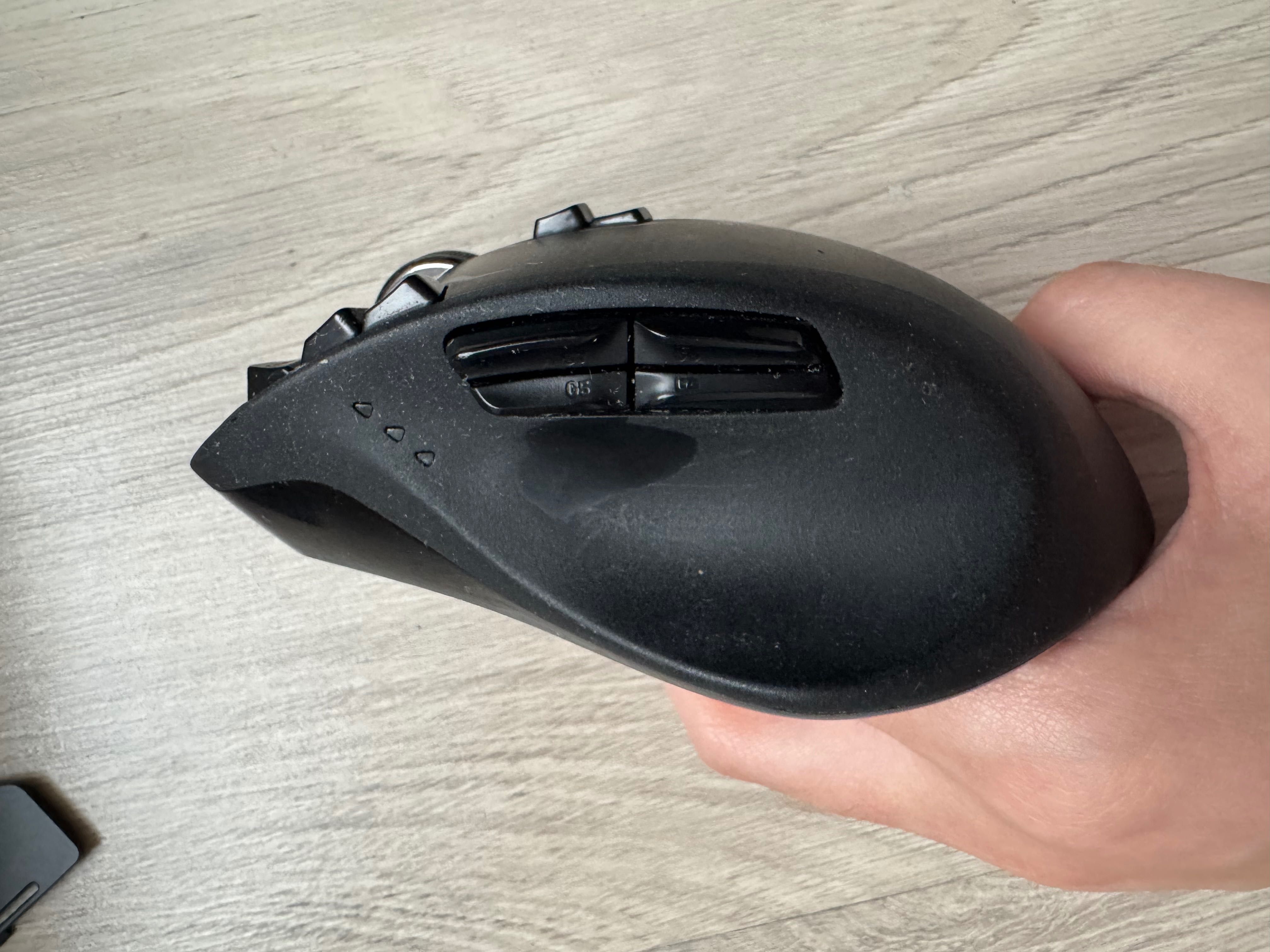 myszka bezprzewodowa logitech g700s