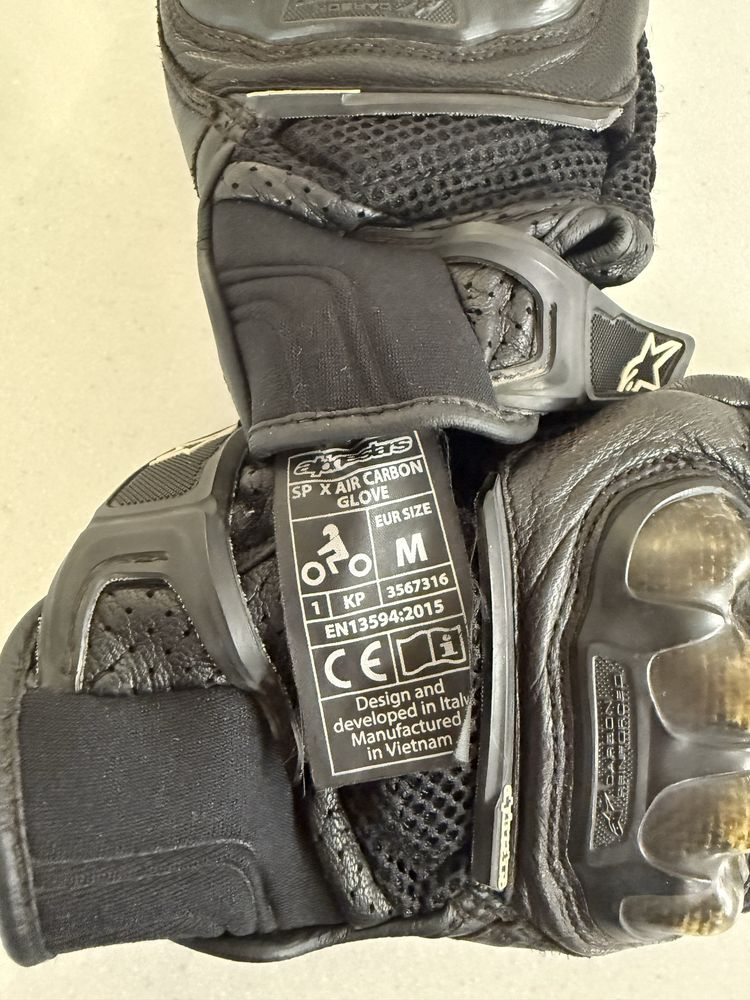 Мотоперчатки Alpinestars SP X Air Carbon Black