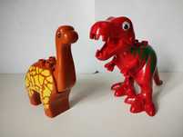 2 dinozaury jak LEGO Duplo Tyranozaur i Brontozaur