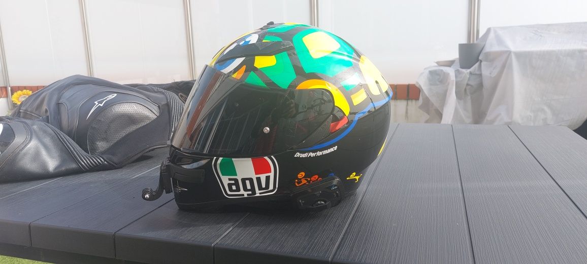 Capacete Mota AGV k3 sv