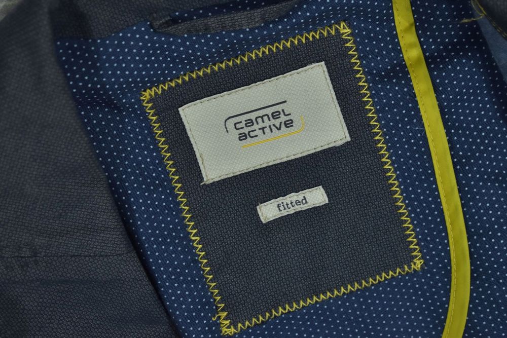 Camel Active Bawełniana Marynarka Z Dodatkiem Elastanu Fitted 52