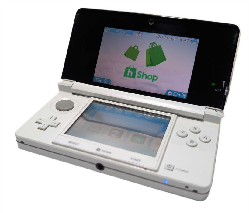 Nintendo 3DS White - CFW - 32 GB - BDB Stan -