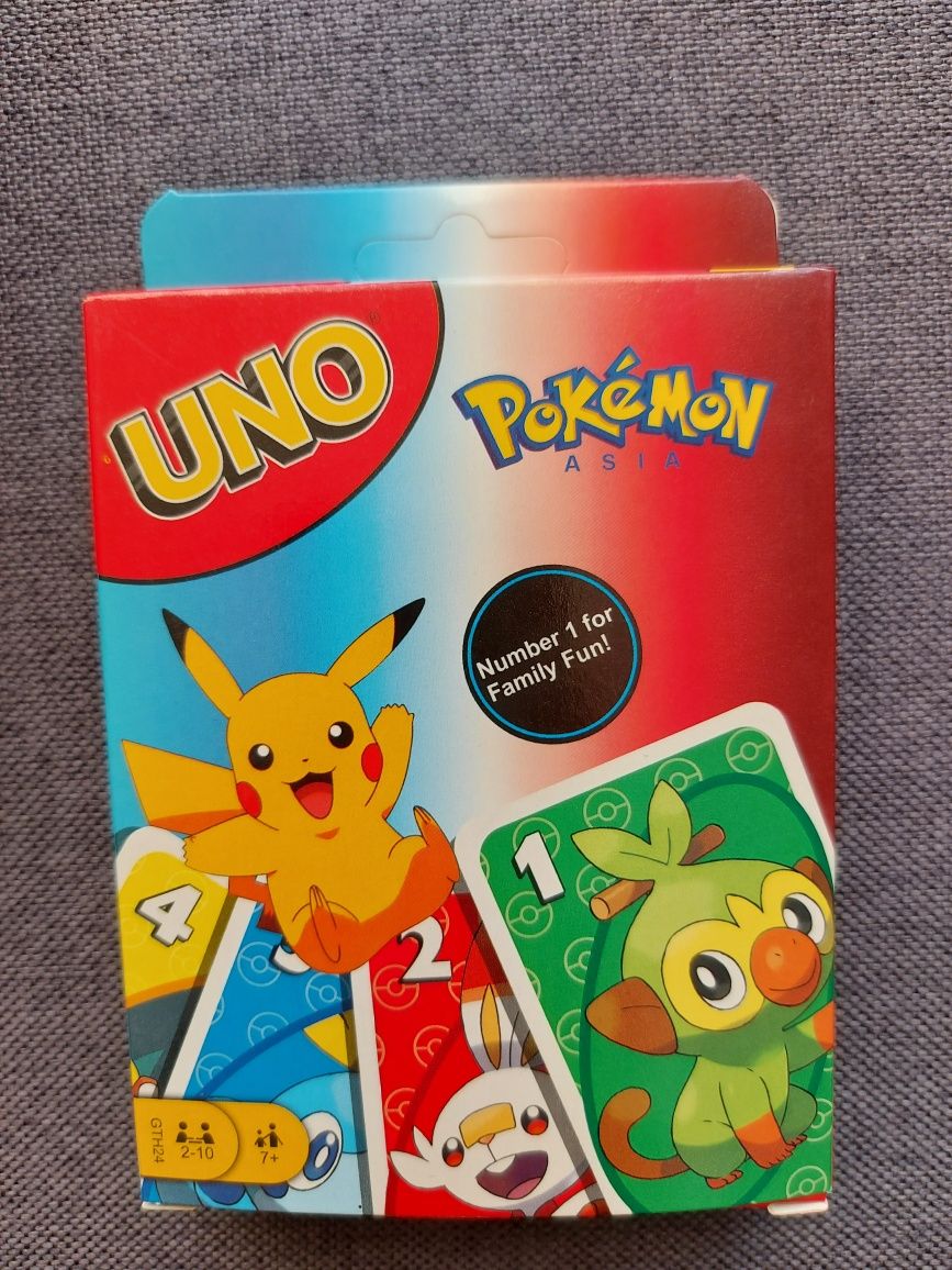 UNO Pokemon Karty do gry Gra Karciana 112 kart Nowe