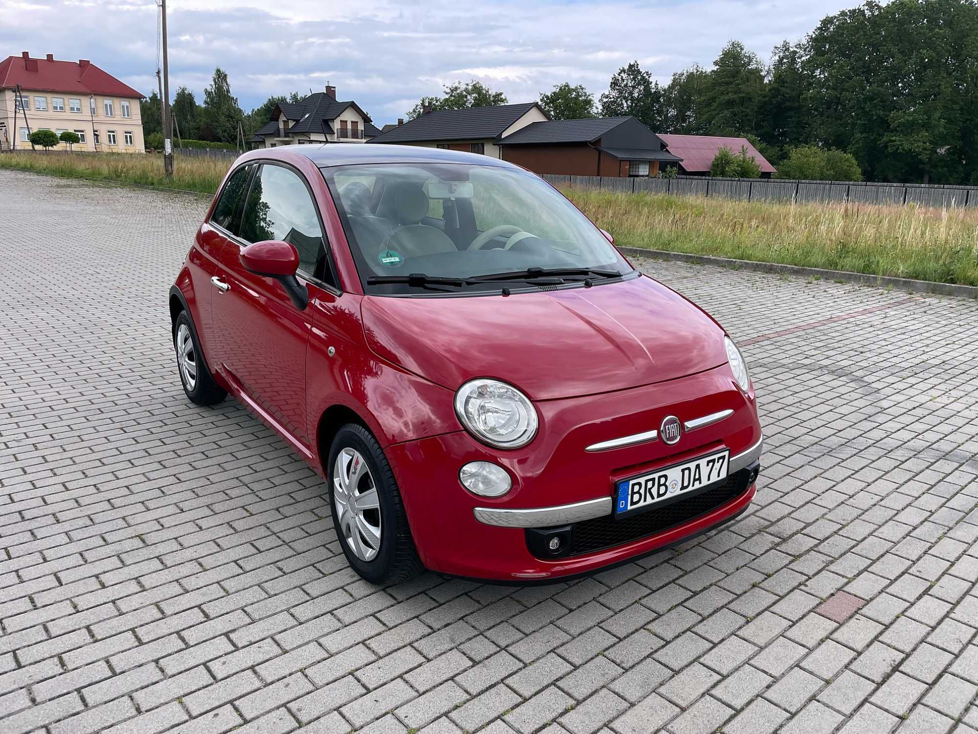 Fiat 500 06.2009 1.2 8V # KLIMATYZACJA # EL. SZYBY # Szklany Dach #