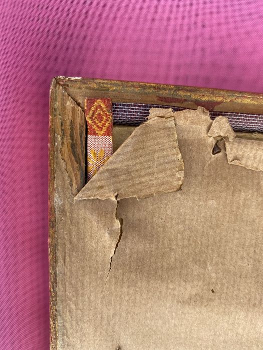 Moldura estilo de vida asiático,com tapeçaria