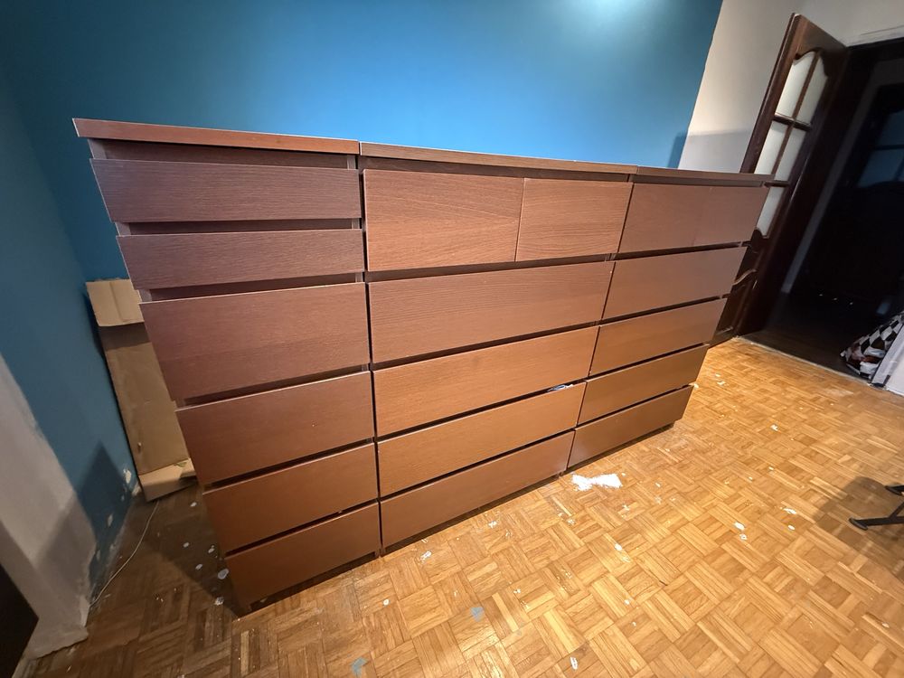 Komoda Malm ikea szt 3