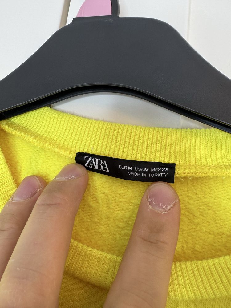 Damska Bluza Top Żółta Zara M